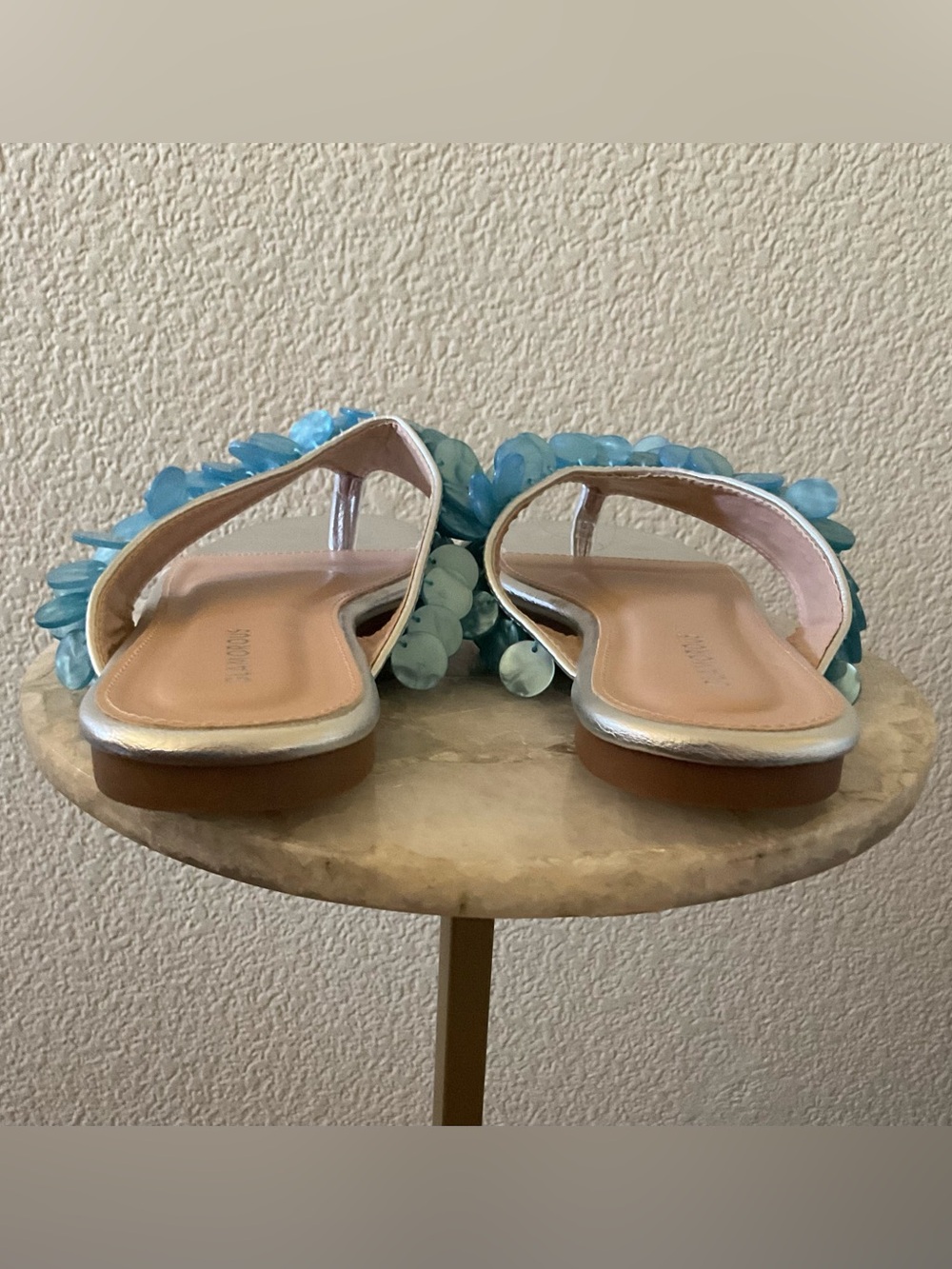 ASOS Shell Sandals NWOT - Picture 3 of 4